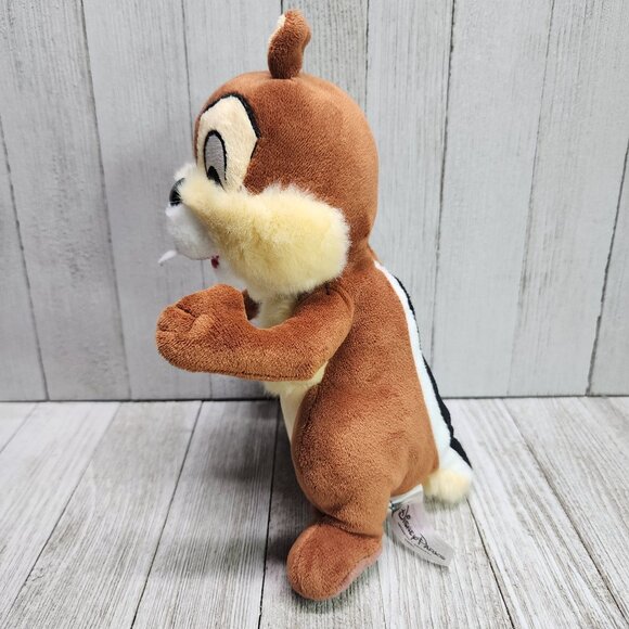 Disney Parks "Chip" Chipmunk Plush 9'' Brown Stuffed Animal Toy - Picture 2 of 8